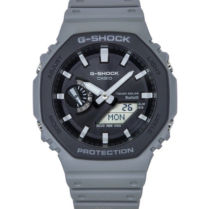 Casio G-Shock analoginen digitaalinen älypuhelinlinkki biopohjainen hartsihihna, harmaa kellotaulu Tough Solar GA-B2100LUU-8A 200M miesten kello