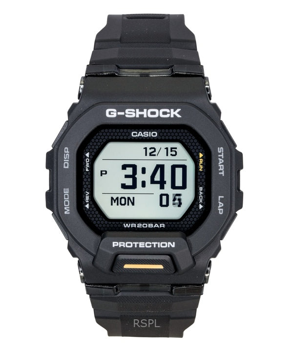 Casio G-Shock G-Squad digitaalinen älypuhelinlinkki musta hartsiranneke kvartsi GBD-200-1A1 200M miesten kello