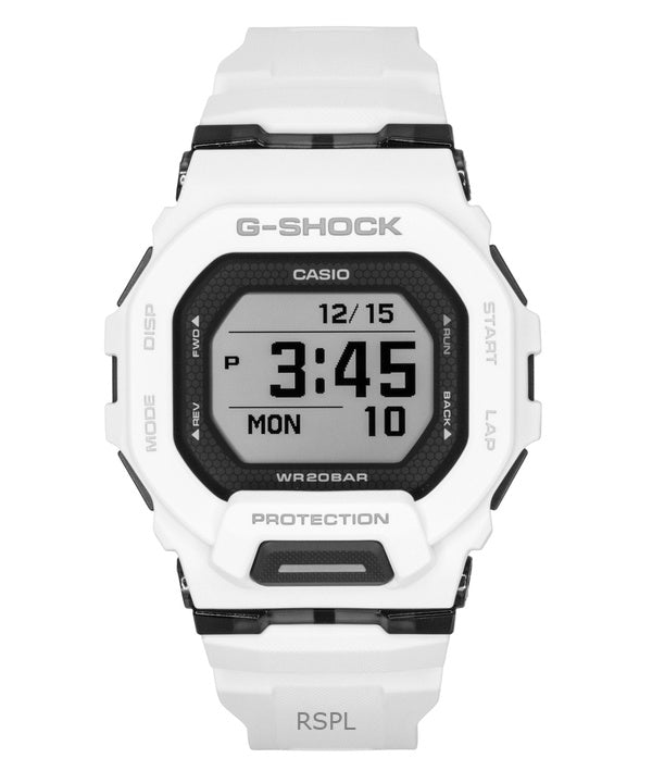 Casio G-Shock G-Squad digitaalinen älypuhelinlinkki valkoinen hartsiranneke kvartsi GBD-200-7 200M miesten kello