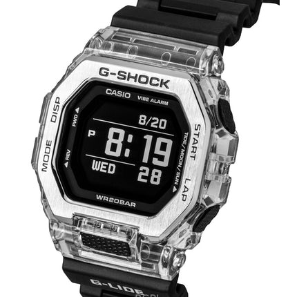 Casio G-Shock G-Lide digitaalinen älypuhelinlinkki hartsihihnalla kvartsi GBX-100S-1 200M unisex-kello