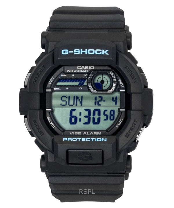 Casio G-Shock digitaalinen hartsiranneke kvartsi GD-350-1C 200M miesten kello