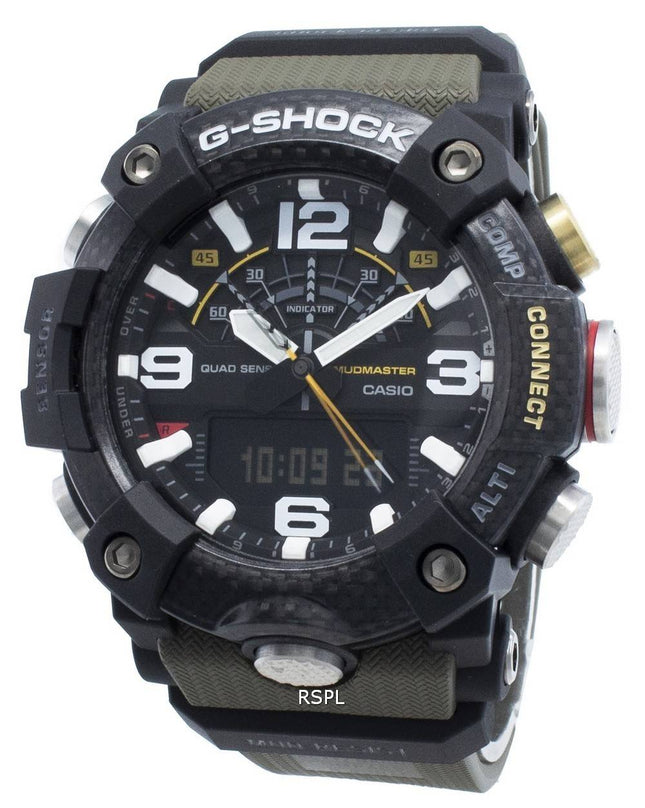 Casio G-Shock Mudmaster GG-B100-1A3 World Time 200M naisten kello