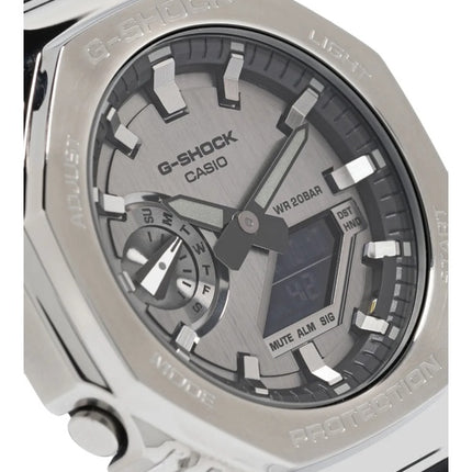 Casio G-Shock metallipäällysteinen analoginen digitaalinen hartsihihna GM-2100-1A GM2100-1 200M miesten kello
