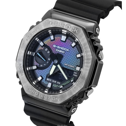 Casio G-Shock G-Steel analoginen digitaalinen biopohjainen hartsiranneke monivärisellä kellotaululla kvartsi GM-2100BRW-1A 200M miesten kello