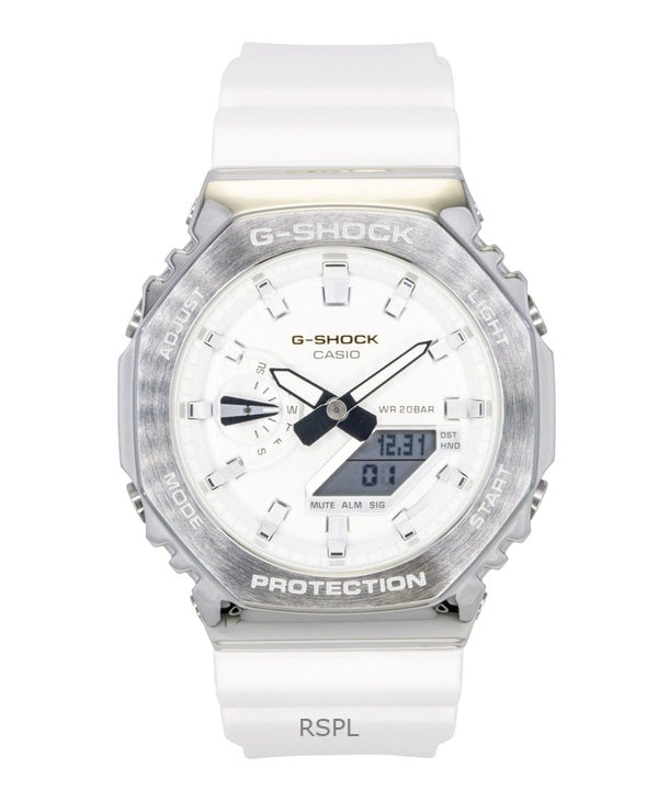 Casio G-Shock G-Steel analoginen digitaalinen rajoitetun erän valkoinen kellotaulu kvartsi GM-2110SH-7A 200M miesten kello