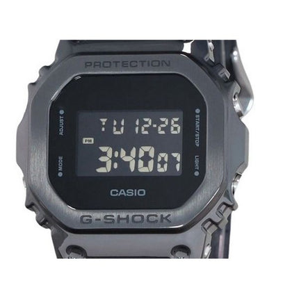 Casio G-Shock digitaalinen metallikehys hartsihihna, kvartsi GM-5600UB-1 200M miesten kello