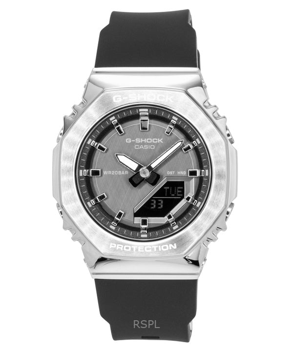 Casio G-Shock analoginen digitaalinen biopohjainen hartsi musta kellotaulu kvartsi GM-S2110-1A1 200M naisten kello