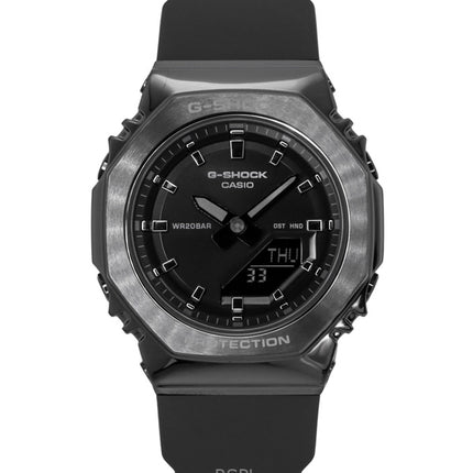 Casio G-Shock analoginen digitaalinen biopohjainen hartsihihna musta kellotaulu kvartsi GM-S2110B-8A 200M naisten kello