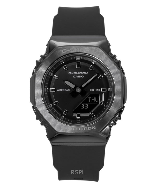 Casio G-Shock analoginen digitaalinen biopohjainen hartsihihna musta kellotaulu kvartsi GM-S2110B-8A 200M naisten kello