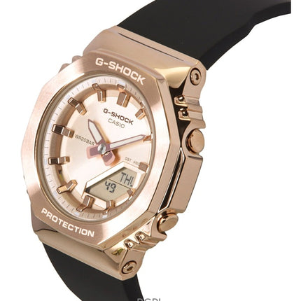 Casio G-Shock analoginen digitaalinen biopohjainen hartsihihna kultainen kellotaulu kvartsi GM-S2110PG-1A4 200M naisten kello