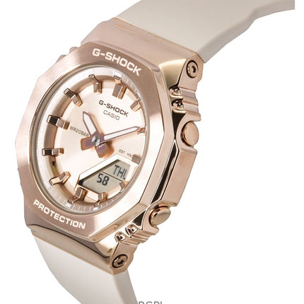 Casio G-Shock analoginen digitaalinen biopohjainen hartsihihna Rose Gold Kellotaulu Quartz GM-S2110PG-4A 200M naisten kello