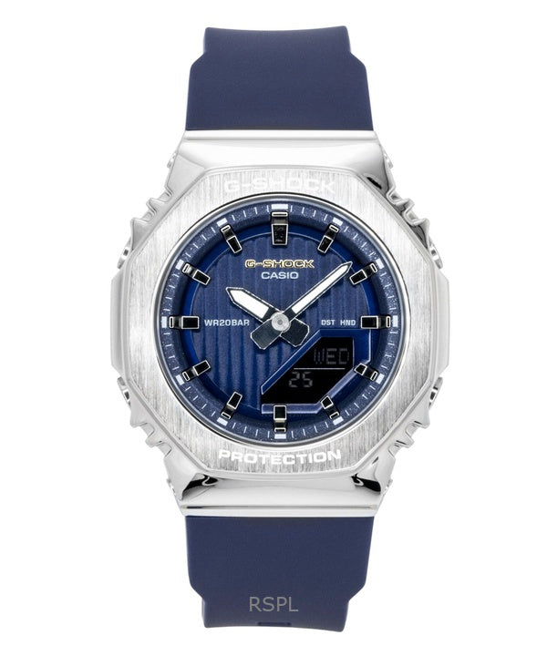 Casio G-Shock analoginen digitaalinen rajoitetun erän biopohjainen hartsi sininen kellotaulu kvartsi GM-S2110SH-2A 200M naisten kello