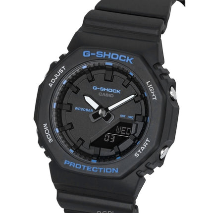 Casio G-Shock analoginen digitaalinen biopohjainen hartsiranneke mustalla kellotaululla kvartsi GMA-P2100BA-1A 200M naisten kello