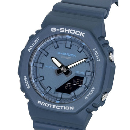 Casio G-Shock analoginen digitaalinen biopohjainen hartsiranneke sinisellä kellotaululla kvartsi GMA-P2100BA-2A 200M naisten kello