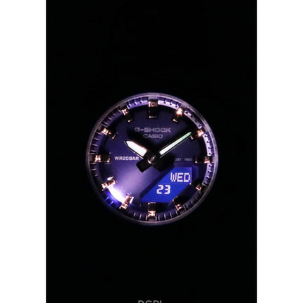 Casio G-Shock analoginen digitaalinen hartsiranneke sinisellä kellotaululla kvartsi GMA-P2100M-2A 200M naisten kello