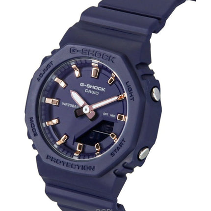 Casio G-Shock analoginen digitaalinen hartsiranneke sinisellä kellotaululla kvartsi GMA-P2100M-2A 200M naisten kello