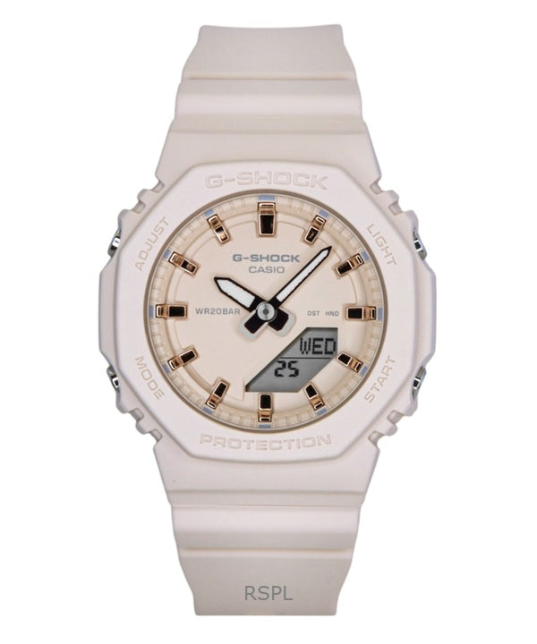 Casio G-Shock analoginen digitaalinen hartsiranneke beige soittaa kvartsi GMA-P2100M-4A 200M naisten kello