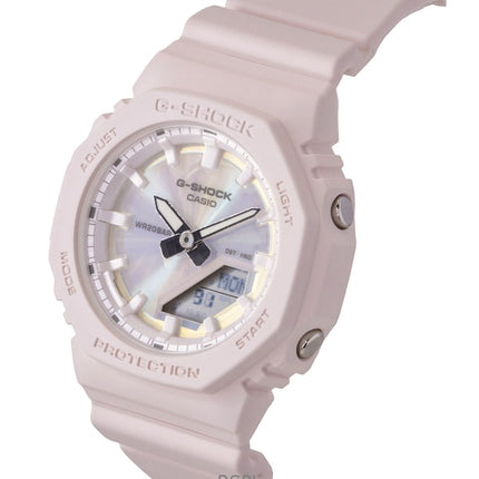 Casio G-Shock analoginen digitaalinen hartsiranneke polarisoidulla vaaleanpunaisella kellotaululla kvartsi GMA-P2100PC-4A 200M naisten kello