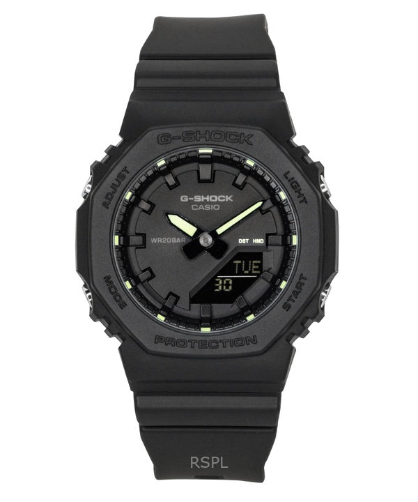 Casio G-Shock analoginen digitaalinen biopohjainen hartsi musta kellotaulu kvartsi GMA-P2100SA-1A2 200M naisten kello
