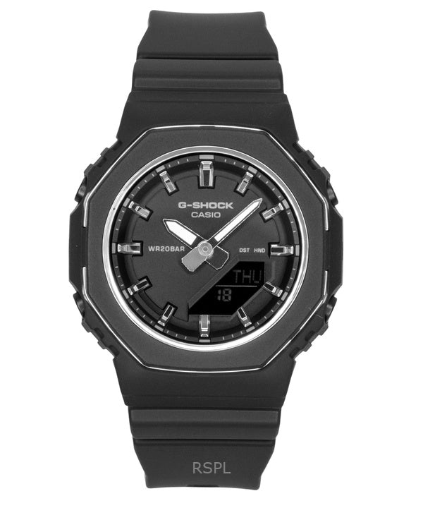 Casio G-Shock analoginen digitaalinen biopohjainen hartsiranneke mustalla kellotaululla kvartsi GMA-P2110-1A 200M naisten kello