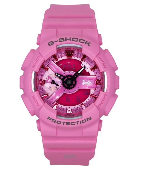 Casio G-Shock analoginen digitaalinen Barbie Collaboration biopohjainen hartsi vaaleanpunainen kellotaulu kvartsi GMA-S110BE-4A 200M naisten kello