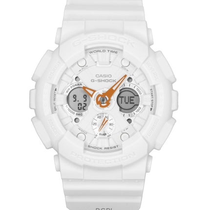 Casio G-Shock analoginen digitaalinen biopohjainen hartsi valkoinen kellotaulu kvartsi GMA-S120SA-7A1 200M naisten kello