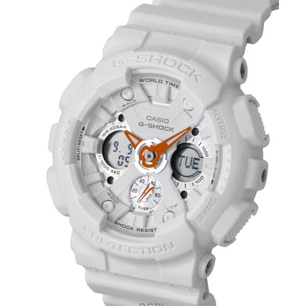 Casio G-Shock analoginen digitaalinen biopohjainen hartsi valkoinen kellotaulu kvartsi GMA-S120SA-7A1 200M naisten kello
