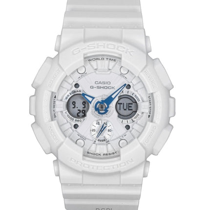 Casio G-Shock analoginen digitaalinen biopohjainen hartsi valkoinen kellotaulu kvartsi GMA-S120SA-7A2 200M naisten kello