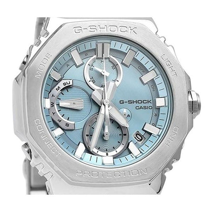Casio G-Shock Full Metal Analog Chronograph Smartphone Link Ice Blue Kellotaulu Tough Solar GMC-B2100AD-2A 200M Miesten kello