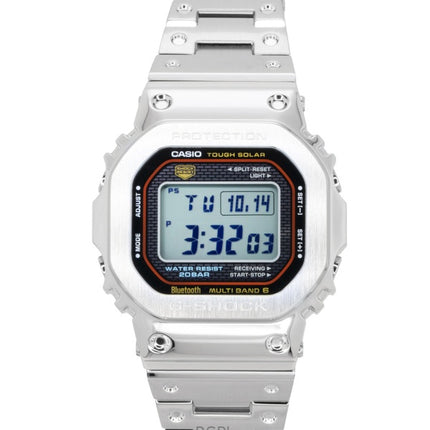 Casio G-Shock täysmetallinen digitaalinen älypuhelinlinkki ruostumattomasta teräksestä valmistetulla aurinkokennolla GMW-B5000D-1C 200M miesten kello