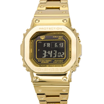 Casio G-Shock täysmetallinen digitaalinen älypuhelinlinkki ruostumattomasta teräksestä valmistettu aurinkokenno GMW-B5000GD-9 200M miesten kello