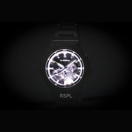 Casio G-Shock G-Steel -analoginen älypuhelinlinkki, ruostumattomasta teräksestä valmistettu musta kellotaulu, aurinkokenno GST-B1000D-1A 200M miesten kello