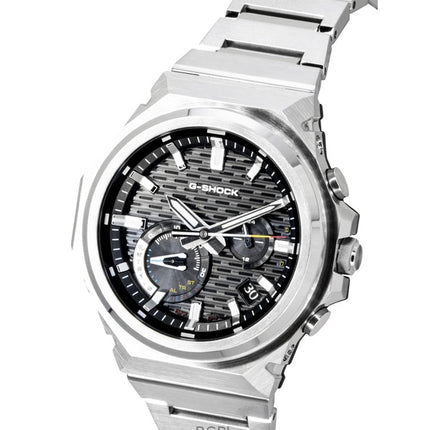 Casio G-Shock G-Steel -analoginen älypuhelinlinkki, ruostumattomasta teräksestä valmistettu musta kellotaulu, aurinkokenno GST-B1000D-1A 200M miesten kello