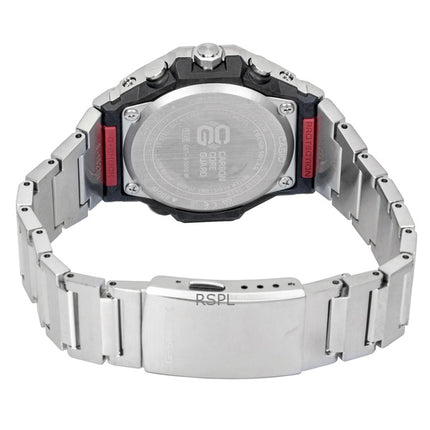 Casio G-Shock G-Steel -analoginen älypuhelinlinkki, ruostumattomasta teräksestä valmistettu musta kellotaulu, aurinkokenno GST-B1000D-1A 200M miesten kello
