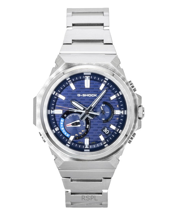 Casio G-Shock G-Steel analoginen älypuhelinlinkki ruostumattomasta teräksestä, sininen kellotaulu, aurinkokenno GST-B1000D-2A 200M miesten kello