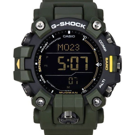 Casio G-Shock Mudman Master Of G-Land Digital Green Resin Range Solar GW-9500-3 200M miesten kello