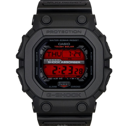 Casio G-Shock digitaalinen hartsiranneke aurinkokennolla GX-56BBR-1 200M miesten kello