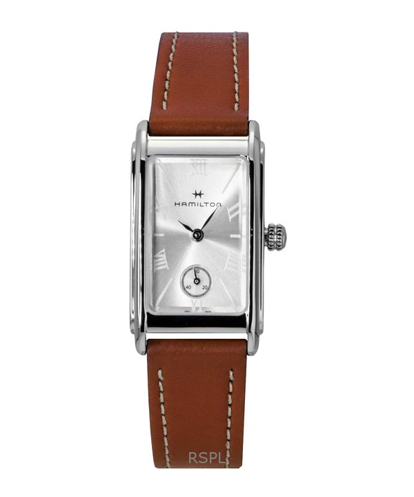 Hamilton American Classic Ardmore nahkaranneke hopeinen kellotaulu kvartsi H11221550 unisex-kello