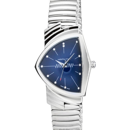 Hamilton Ventura ruostumattomasta teräksestä valmistettu sininen kellotaulu kvartsi H24411142 miesten kello