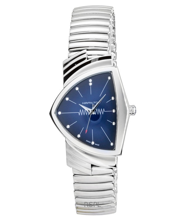 Hamilton Ventura ruostumattomasta teräksestä valmistettu sininen kellotaulu kvartsi H24411142 miesten kello