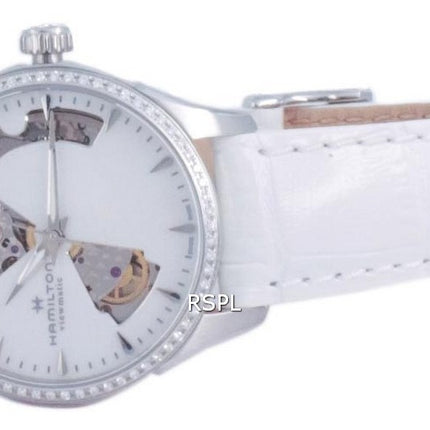 Hamilton Jazzmaster avoin sydÃ¤n timantti aksentti automaattinen H32205890 naisten kello