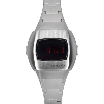 Hamilton American Classic PSR 74 digitaalinen ruostumattomasta teräksestä valmistettu kvartsi H52304130 100M miesten kello