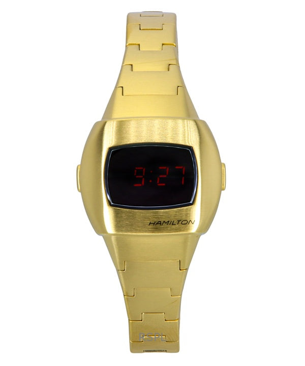 Hamilton American Classic PSR 74 kullanvärinen ruostumattomasta teräksestä valmistettu punainen kellotaulu kvartsi H52314130 100M unisex-kello