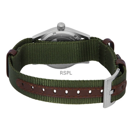 Hamilton Khaki Field tekstiilihihna valkoinen kellotaulu kvartsi H69301910 unisex kello