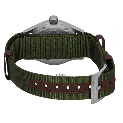 Hamilton Khaki Field tekstiilihihna valkoinen kellotaulu kvartsi H69401910 unisex kello