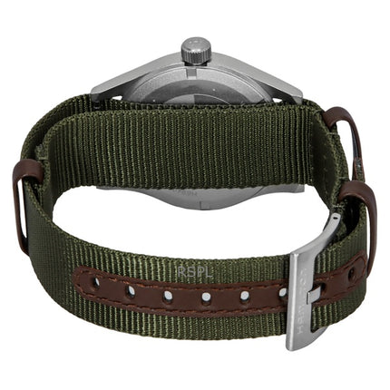 Hamilton Khaki Field -tekstiiliranneke, musta kellotaulu, kvartsi, H69401930, unisex-kello