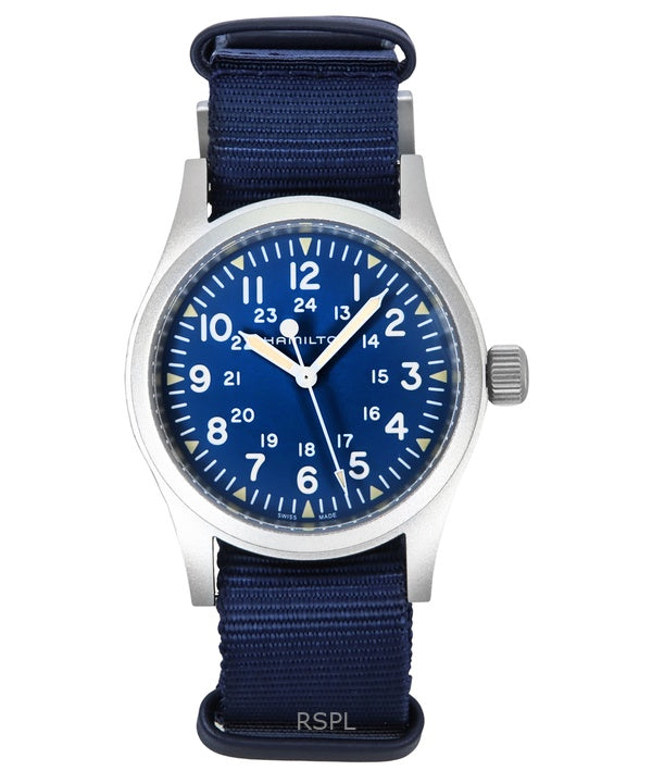 Hamilton Khaki Field tekstiilihihna sininen kellotaulu H69439940 miesten kello