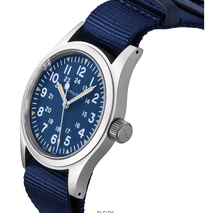 Hamilton Khaki Field tekstiilihihna sininen kellotaulu H69439940 miesten kello