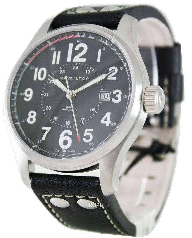 Kunnostettu Hamilton Khaki Officer -sarjan H70615733 miesten kello