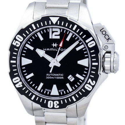 Hamilton Khaki Navy Frogman automaattinen H77605135 Miesten kello